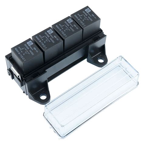 automotive relay junction box|12 volt automotive relay block.